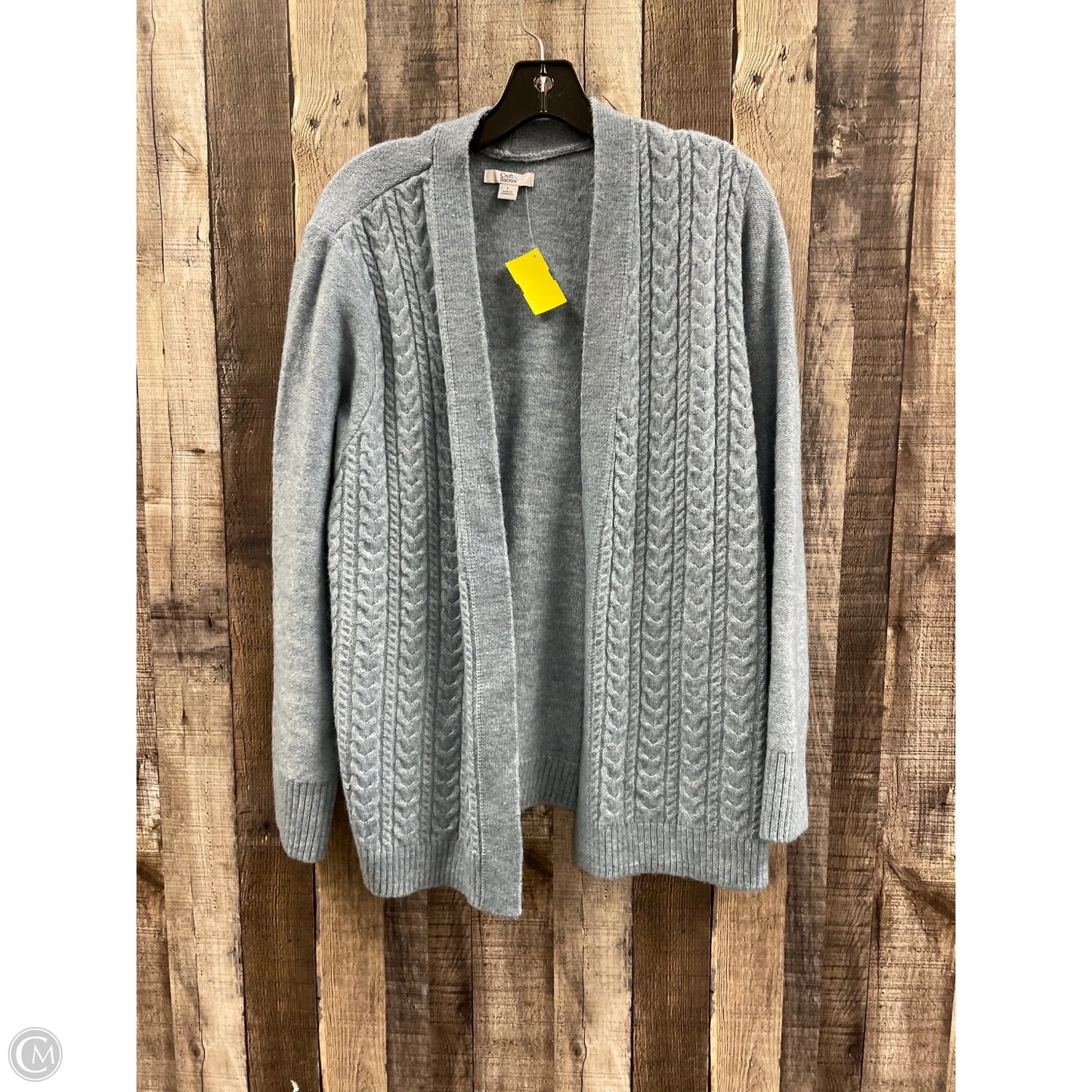 Sweater Cardigan By Croft And Barrow In Blue, Size: L