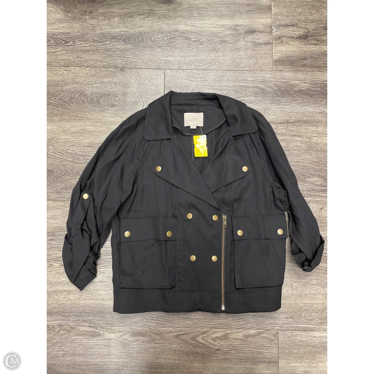 Jacket Other By Loft In Black, Size: Xs
