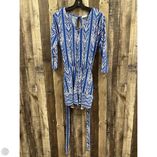 Romper By Market & Spruce In Blue & White, Size: S