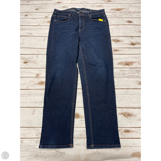 Jeans Straight By J. Jill In Blue Denim, Size: 16