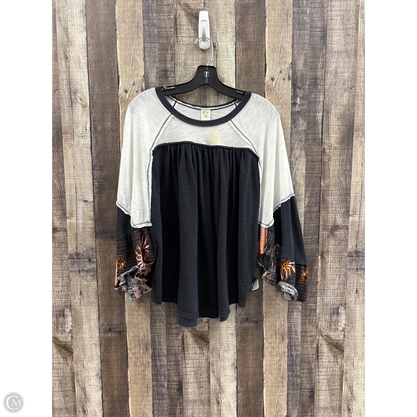 Top 3/4 Sleeve By We The Free In Multi-colored, Size: M