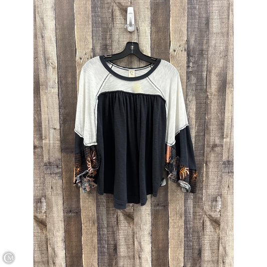 Top 3/4 Sleeve By We The Free In Multi-colored, Size: M