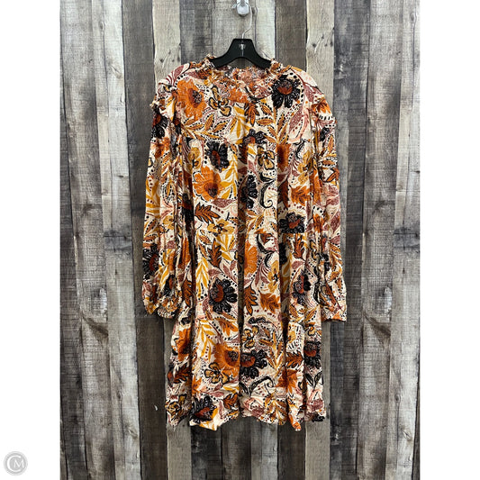 Dress Casual Midi By Oddi In Multi-colored, Size: 1x