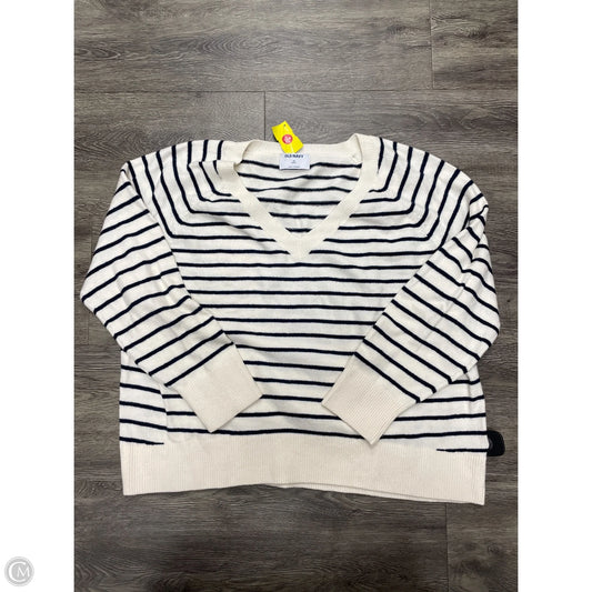Sweater By Old Navy In Striped Pattern, Size: 2x