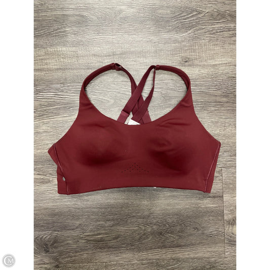 Athletic Bra By Old Navy In Maroon, Size: Xl