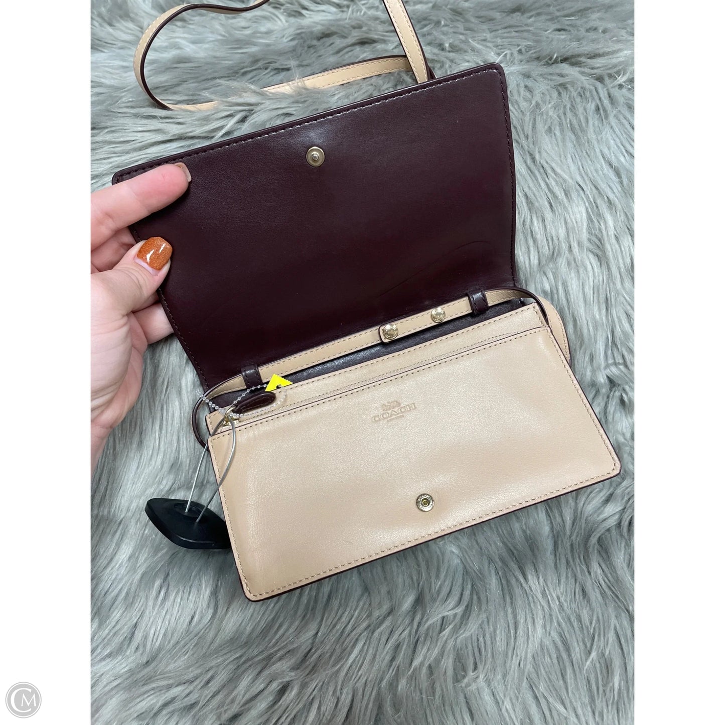 Crossbody Designer By Coach, Size: Medium