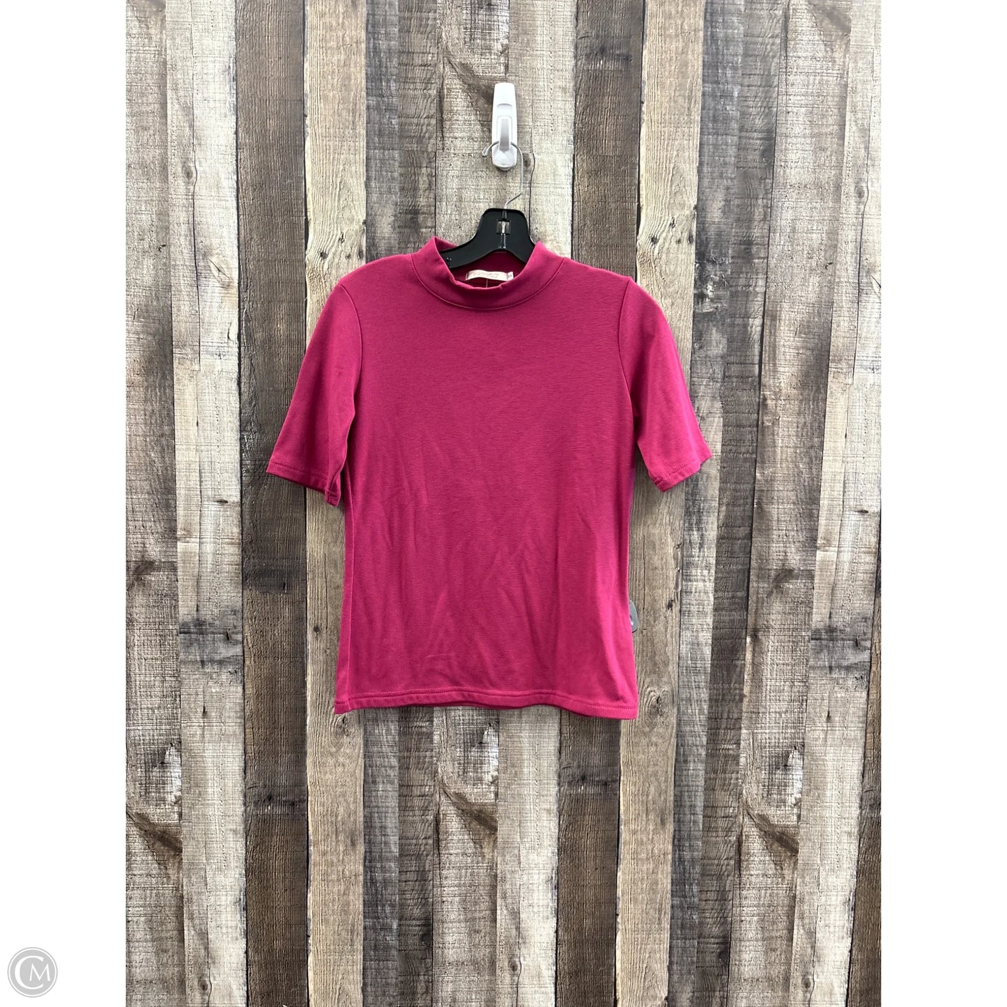 Top Short Sleeve By Cmf In Pink, Size: S