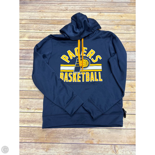 Athletic Sweatshirt Hoodie By Cme In Navy, Size: S