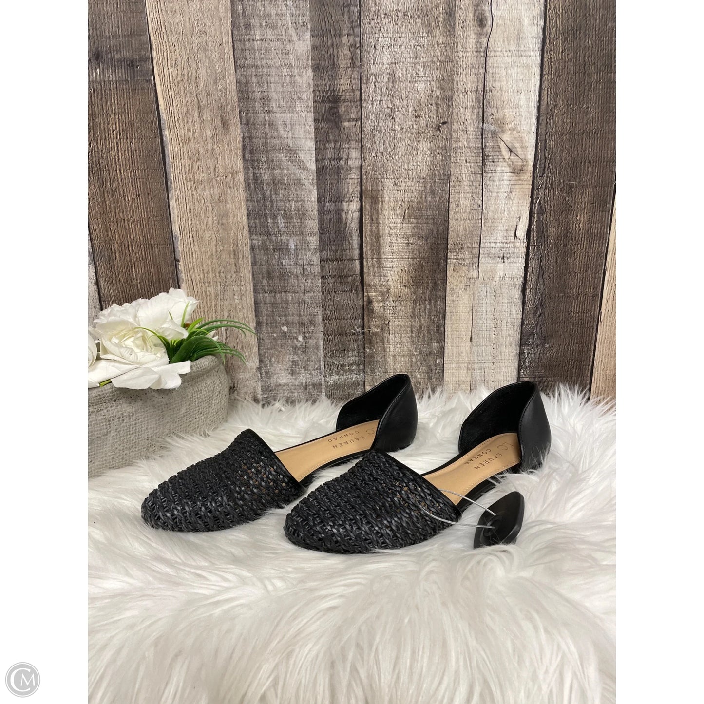 Shoes Flats By Lc Lauren Conrad In Black, Size: 5