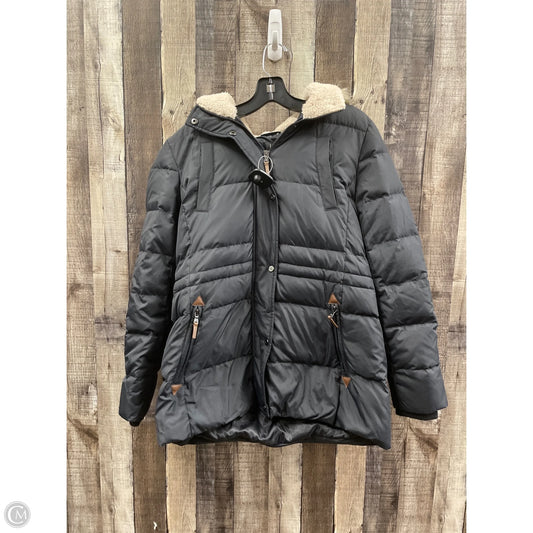 Jacket Puffer & Quilted By Lauren By Ralph Lauren In Black, Size: S