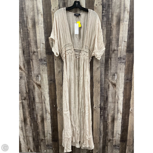 Cardigan By Aakaa In Beige, Size: L