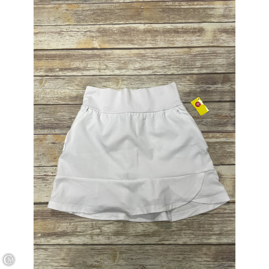 Athletic Skort By Adidas In White, Size: S