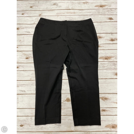 Pants Dress By Talbots In Black, Size: 22