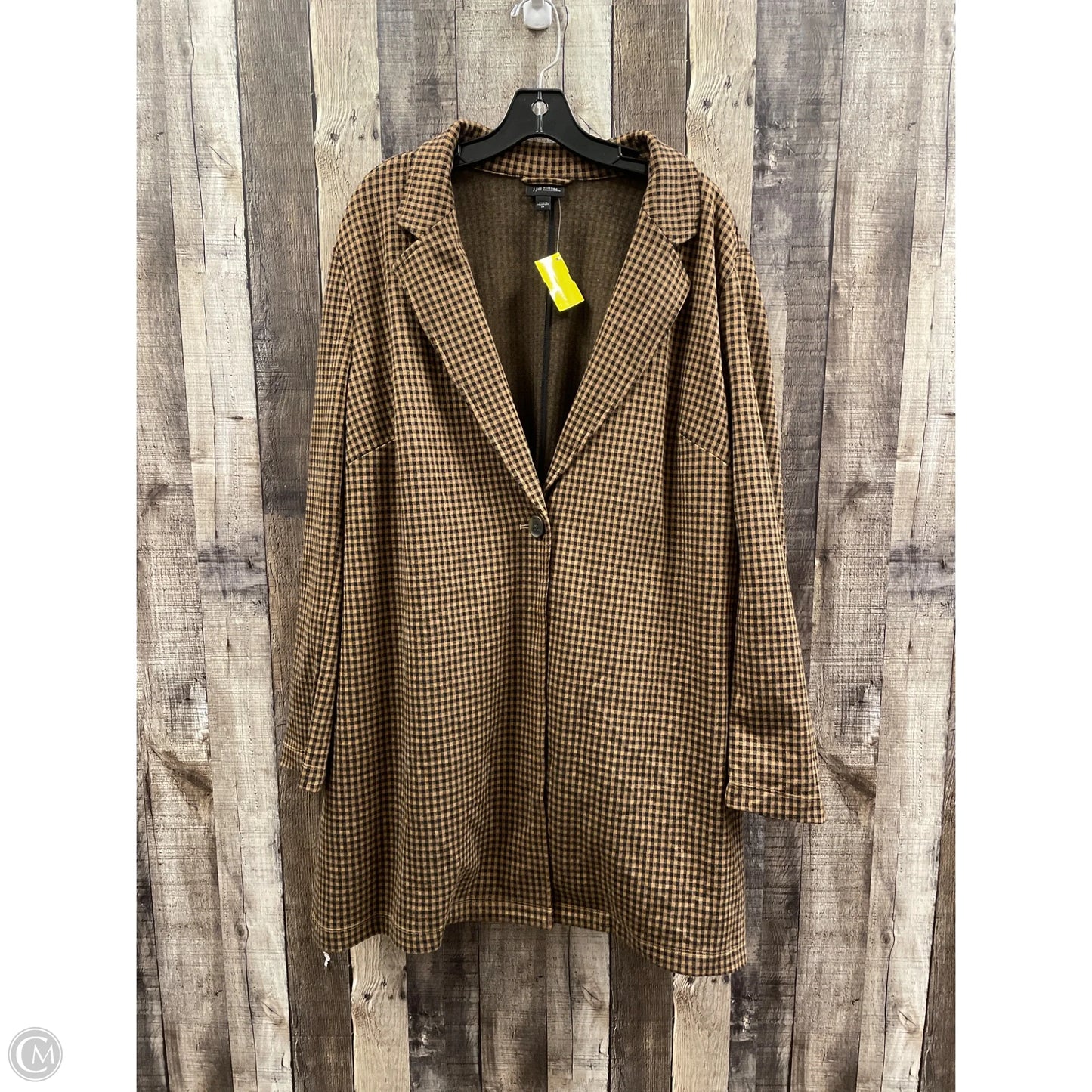 Blazer By J. Jill In Checkered Pattern, Size: 2x