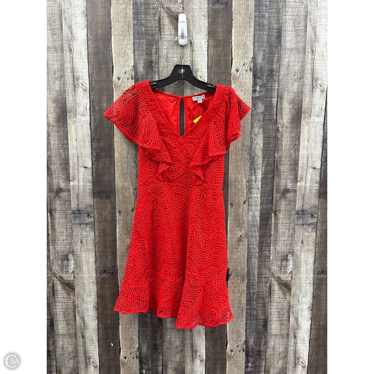 Dress Casual Short By Chelsea 28 In Red, Size: Xs