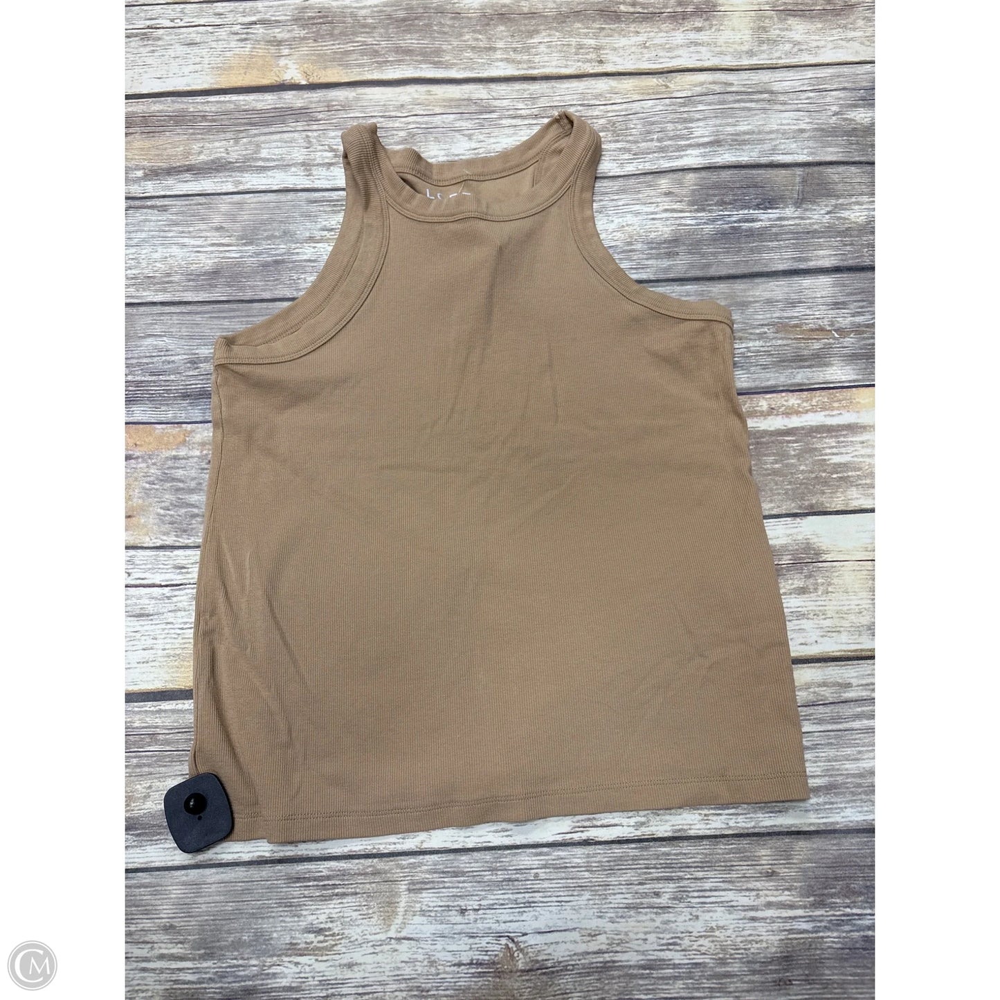 Top Sleeveless Basic By Loft In Tan, Size: Xl