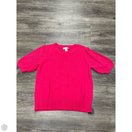 Sweater By Christopher And Banks In Pink, Size: M