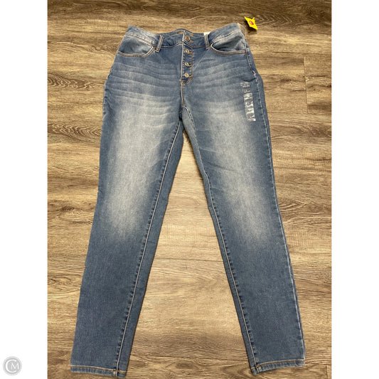 Jeans Jeggings By Maurices In Blue Denim, Size: L