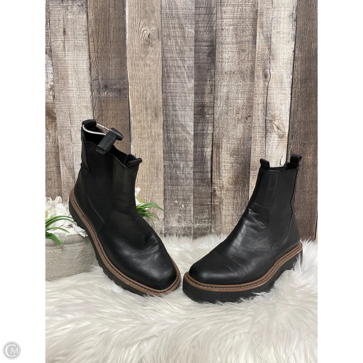 Boots Ankle Flats By Sam Edelman In Black, Size: 6.5