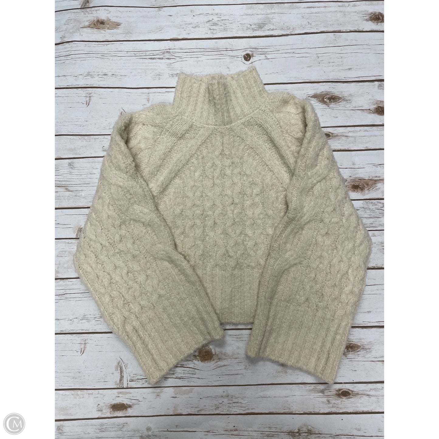Sweater By Express In Beige, Size: Xs