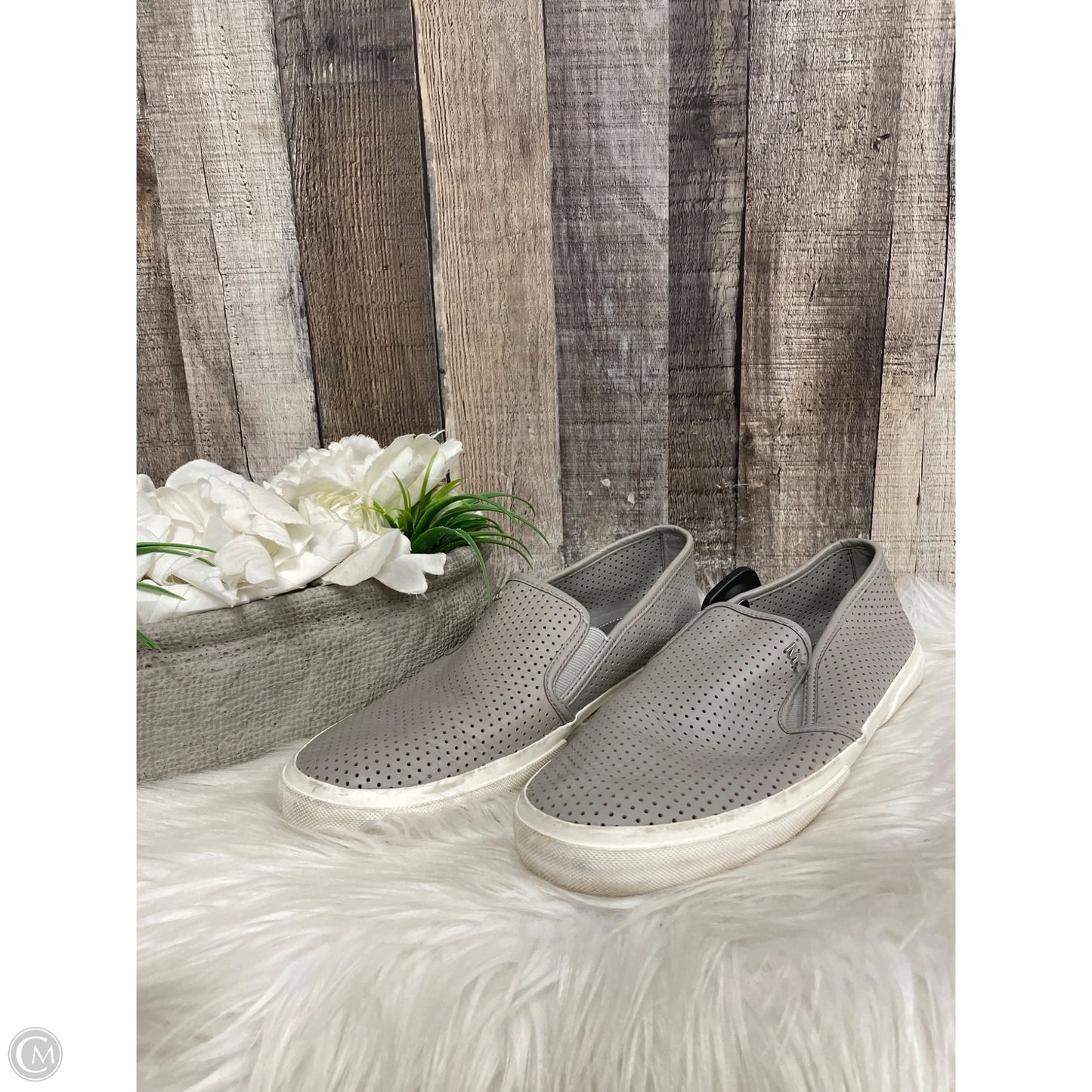 Shoes Designer By Michael Kors In Grey, Size: 8