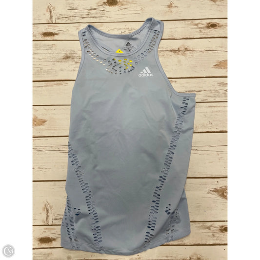 Athletic Tank Top By Adidas In Blue, Size: Xs