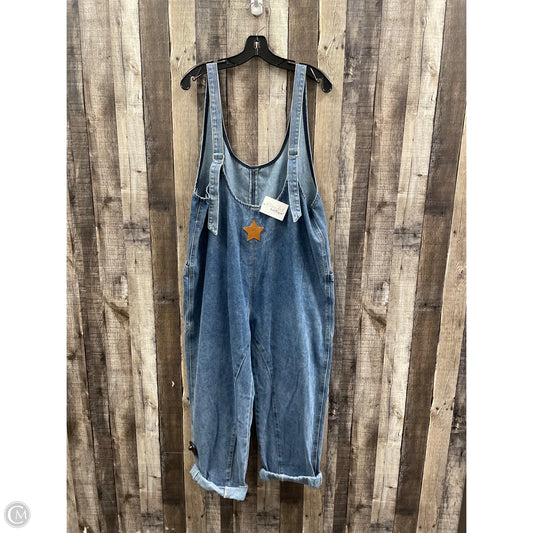Overalls By Cme In Blue Denim, Size: L