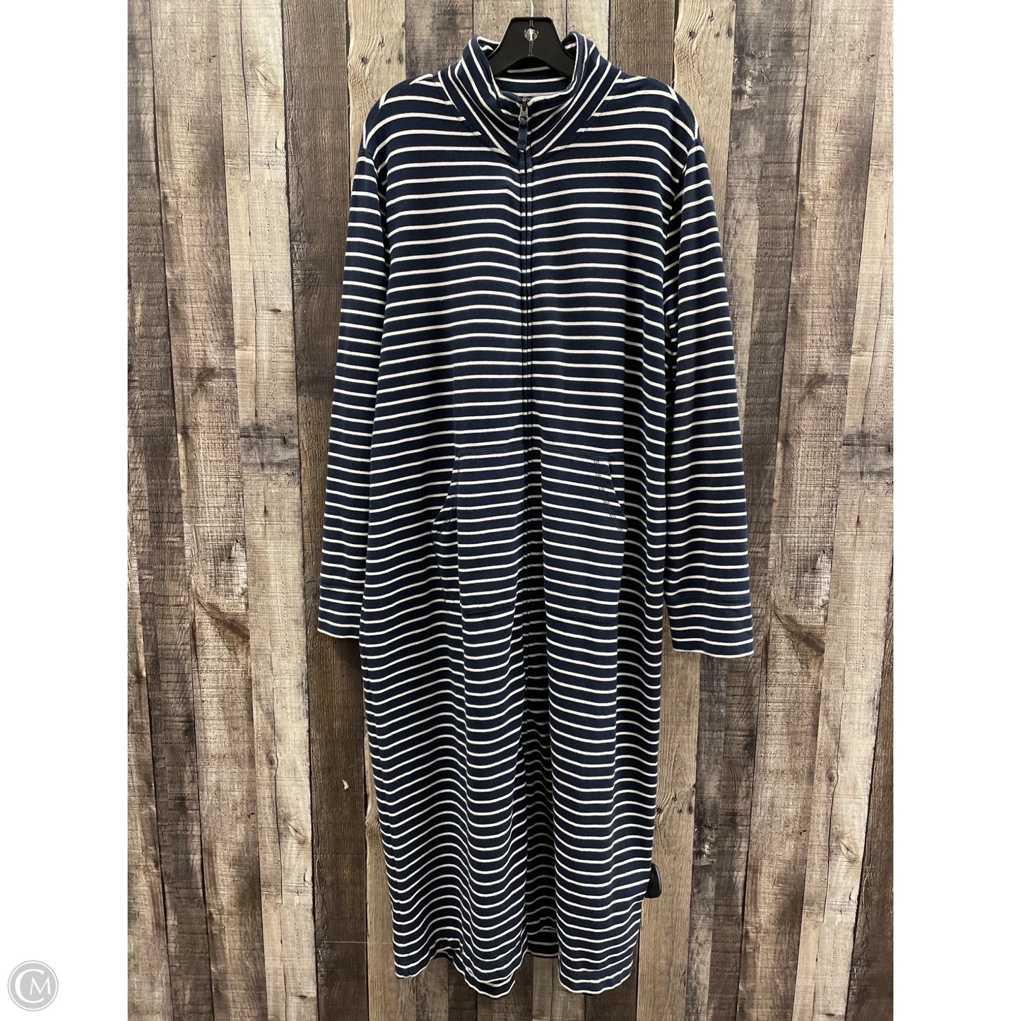 Robe By L.l. Bean In Striped Pattern, Size: L