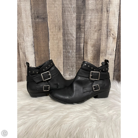 Boots Ankle Heels By Ana In Black, Size: 7