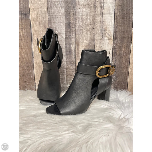 Sandals Heels Block By Kurt Geiger London In Black, Size: 7.5