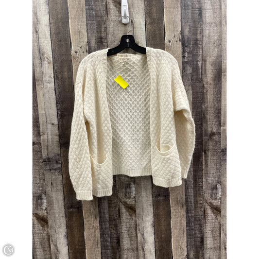 Sweater Cardigan By Cme In White, Size: S
