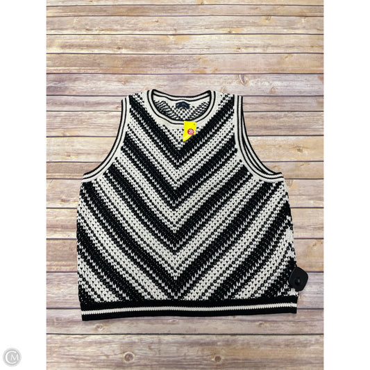Vest Sweater By Gap In Black, Size: Xl