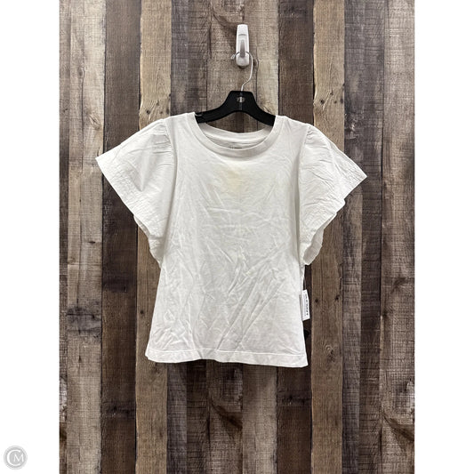 Top Short Sleeve By Old Navy In White, Size: L