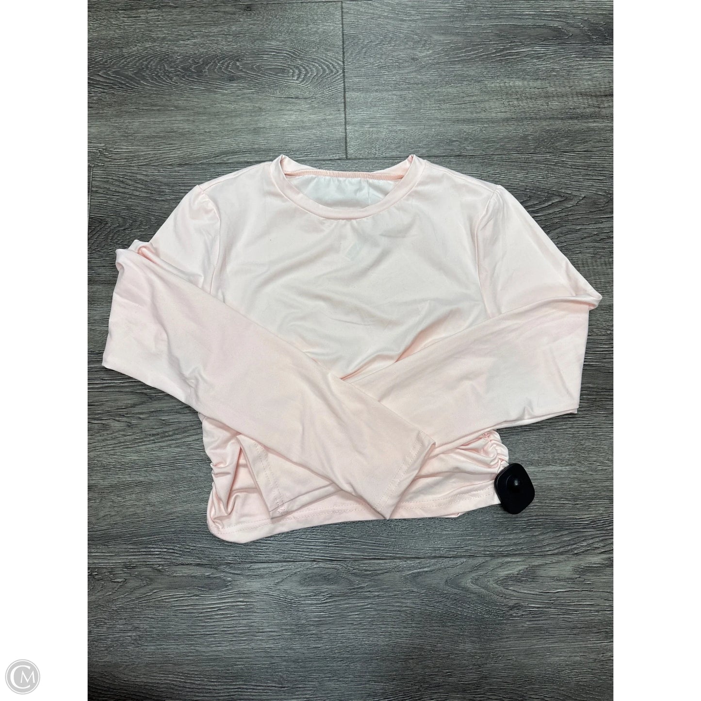 Top Long Sleeve By Cmf In Peach, Size: M