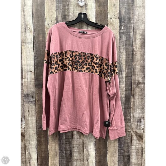 Top Long Sleeve By Shein In Multi-colored, Size: 3x