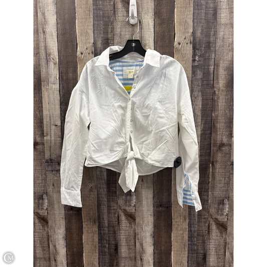 Top Long Sleeve By Maeve In White, Size: Xs