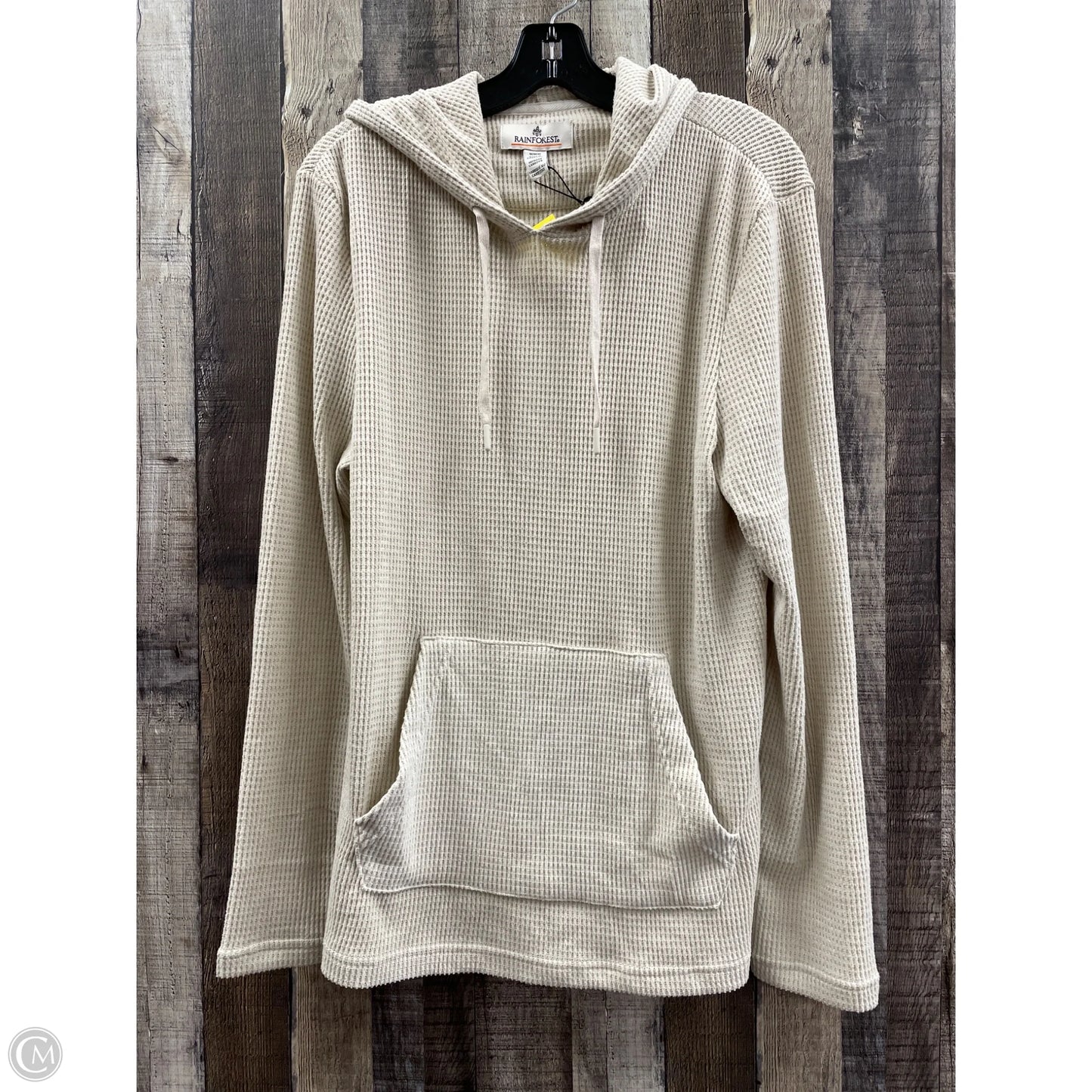 Top Long Sleeve By Cme In Brown, Size: M