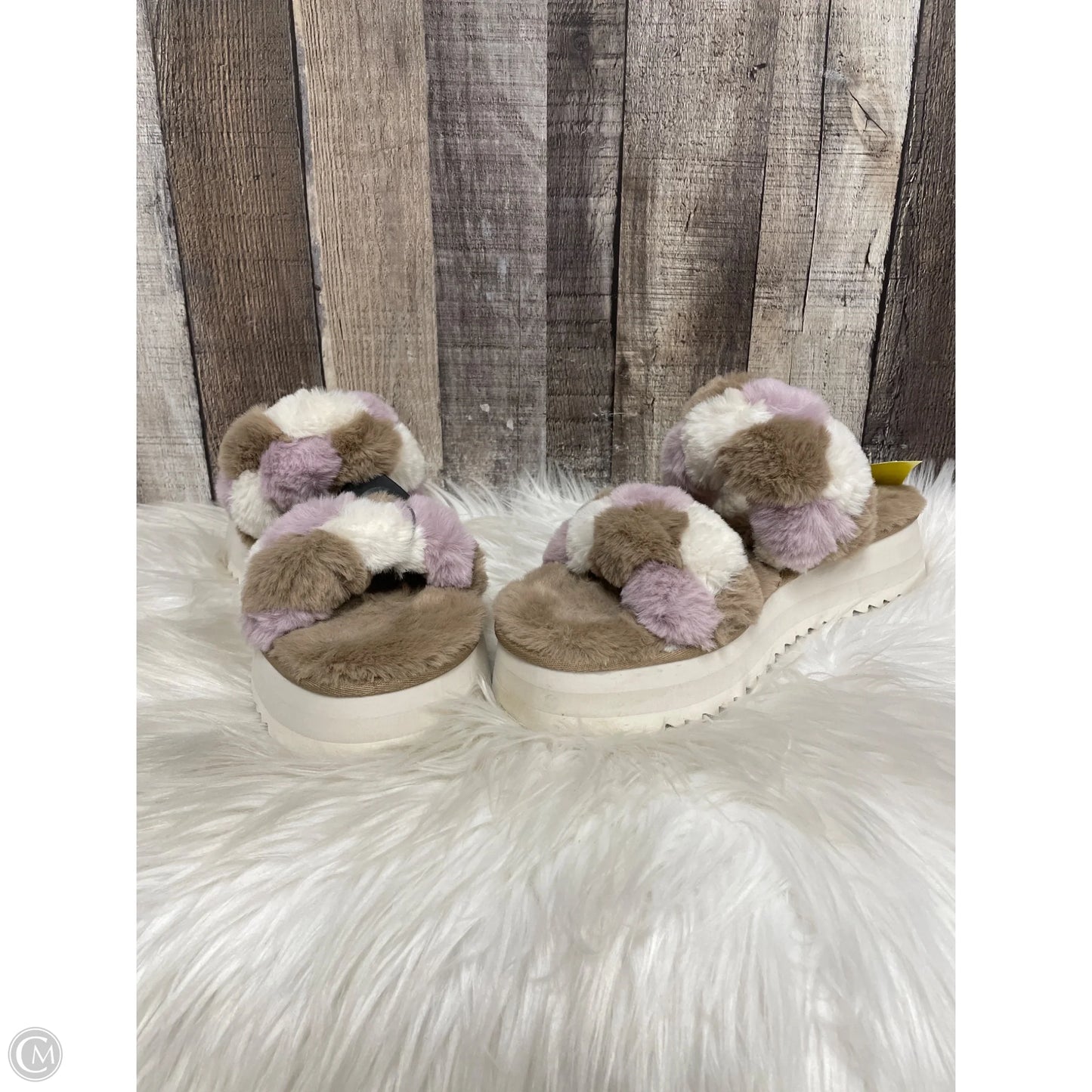 Sandals Heels Platform By Koolaburra By Ugg In Brown, Size: 8