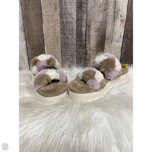 Sandals Heels Platform By Koolaburra By Ugg In Brown, Size: 8