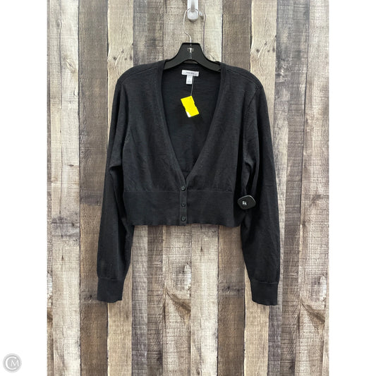 Cardigan By Nine West In Black, Size: L