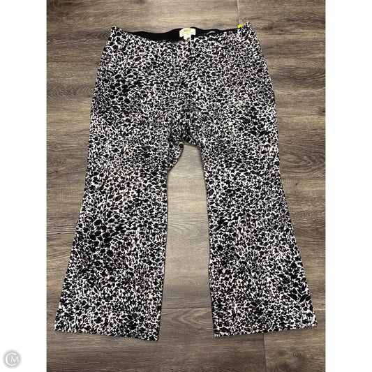 Pants Lounge By Maeve In Black & White, Size: L