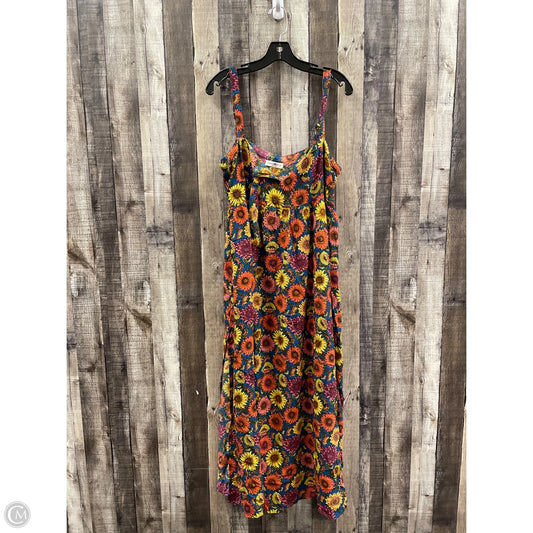 Dress Casual Maxi By Natural Life In Multi-colored, Size: L