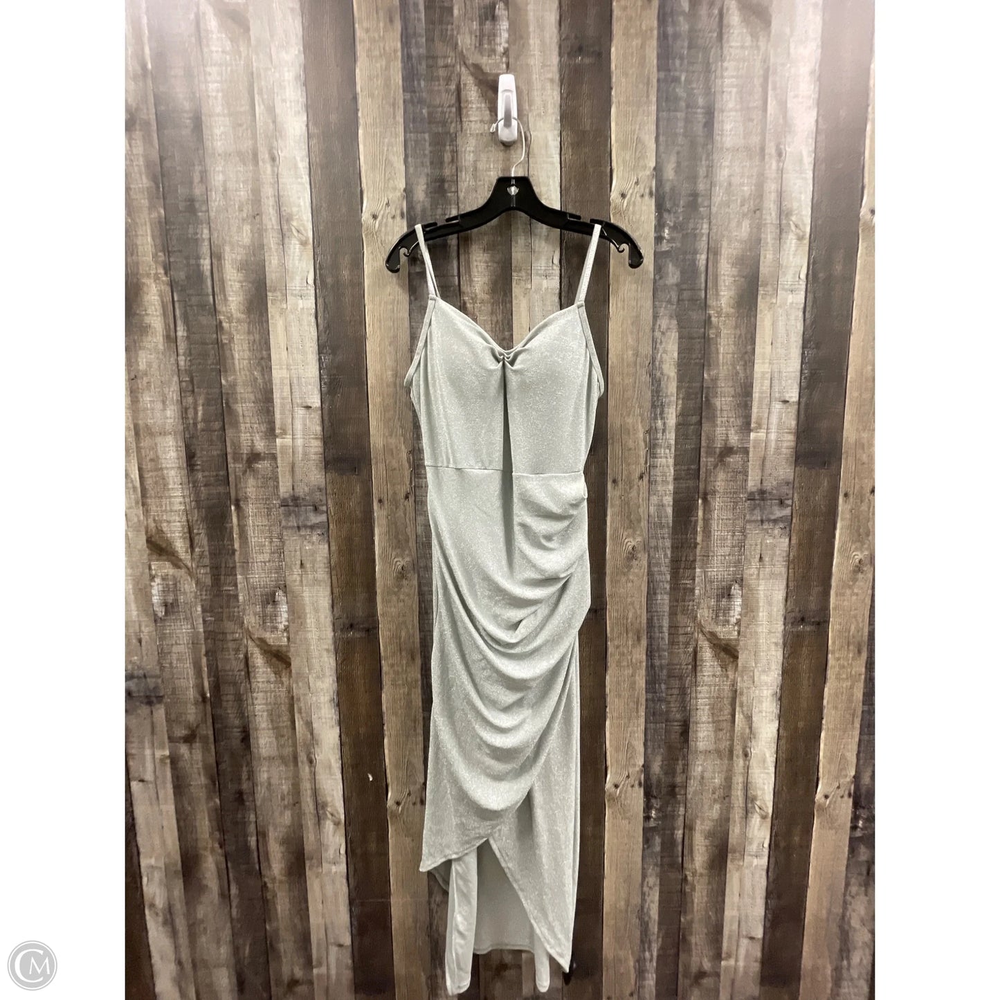 Dress Casual Maxi By Cmf In Silver, Size: Xl