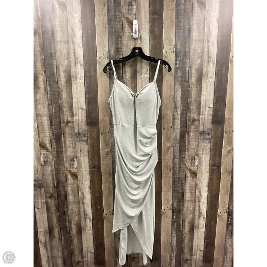 Dress Casual Maxi By Cmf In Silver, Size: Xl