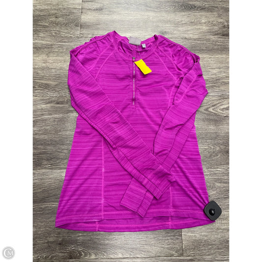 Athletic Top Long Sleeve Crewneck By Athleta In Pink, Size: S