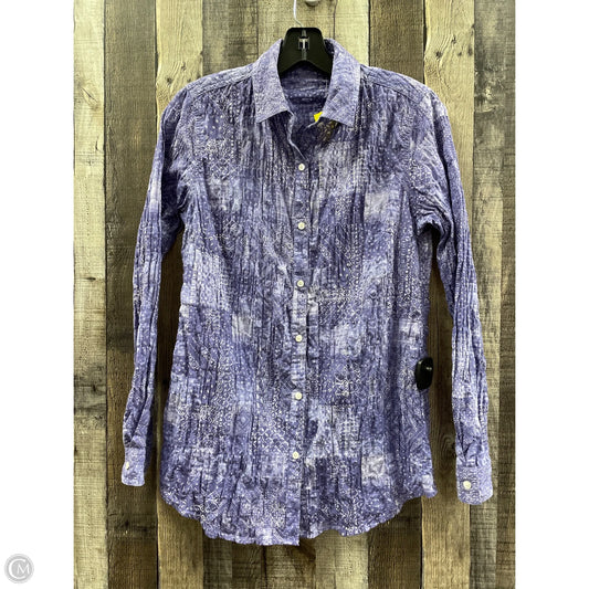 Top Long Sleeve By J Mclaughlin In Purple, Size: Xs