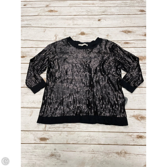 Top 3/4 Sleeve By Cme In Black, Size: M