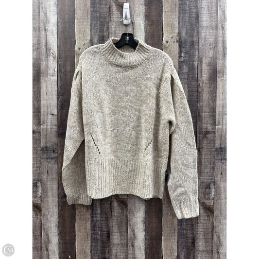 Sweater By Aqua In Beige, Size: 2x