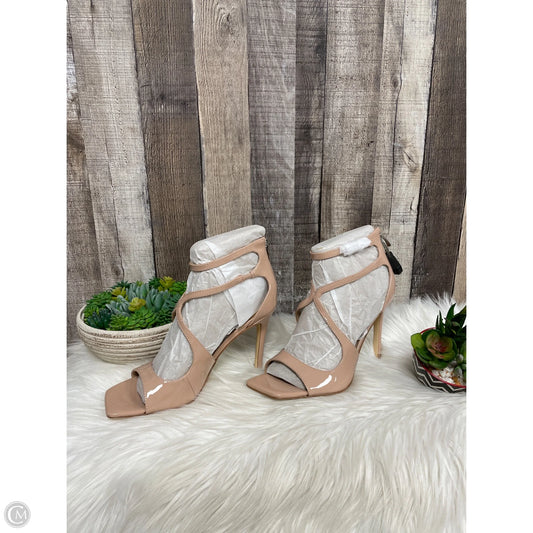 Sandals Heels Stiletto By Nine West In Beige, Size: 8