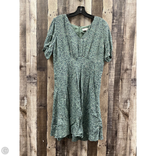 Dress Casual Midi By Loft In Green, Size: M